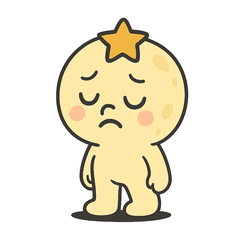 MOON character in a storytelling pose